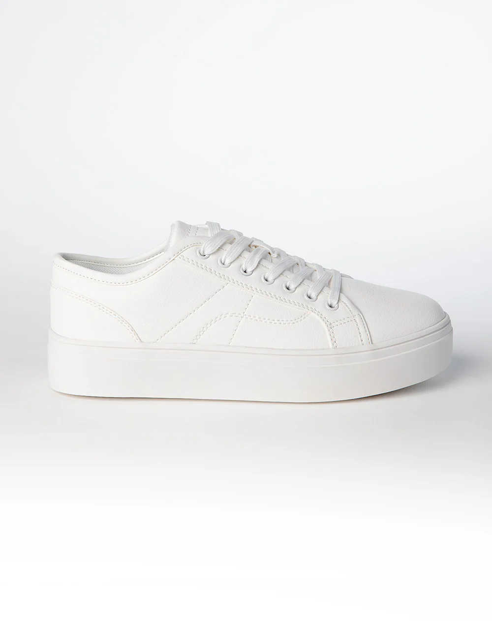 Tenis casuales blancos mujer - Image 2