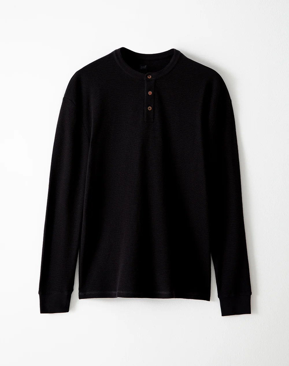 Camibuzo regular algodón negro hombre - Image 5