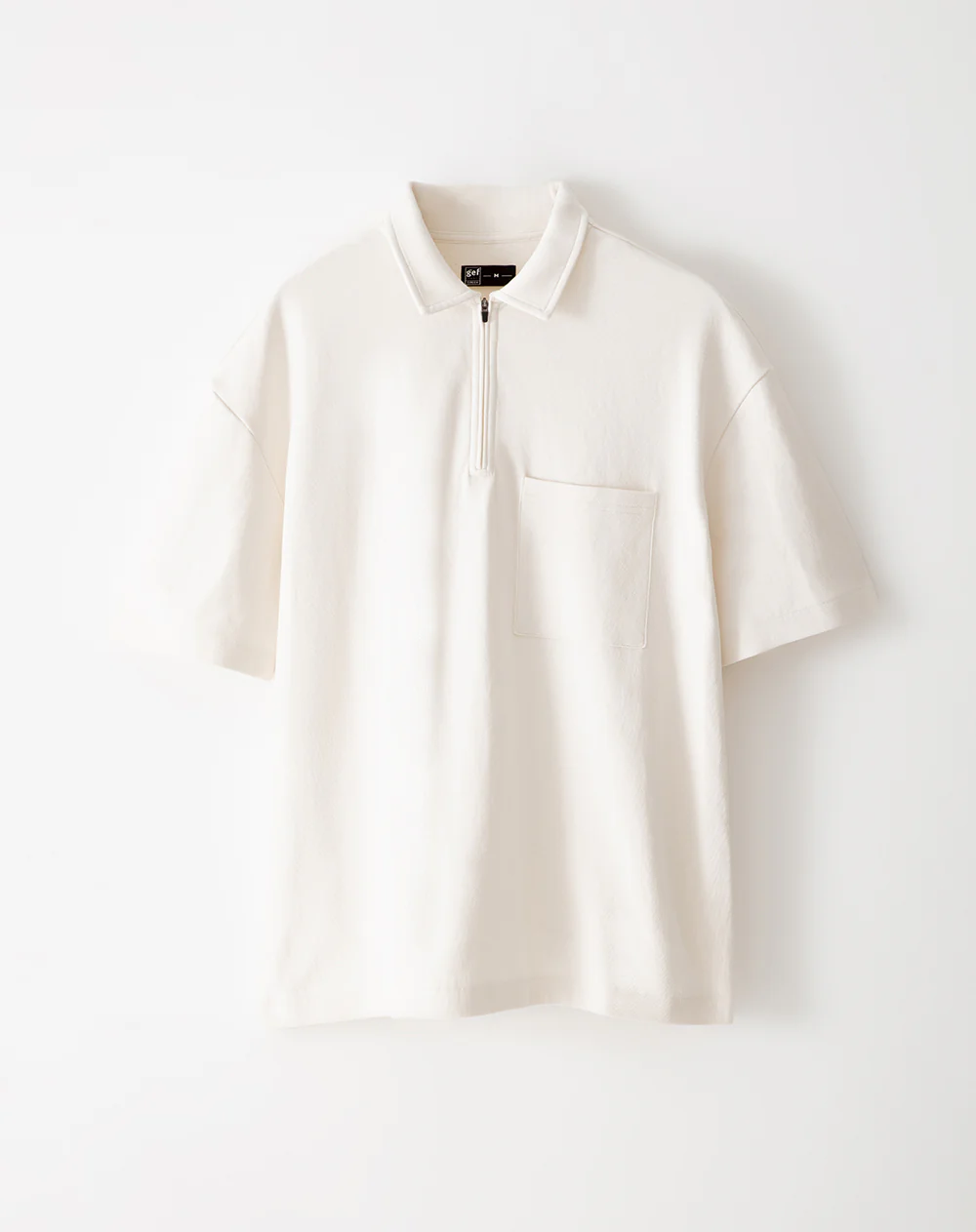 Polo regular algodón vainilla hombre