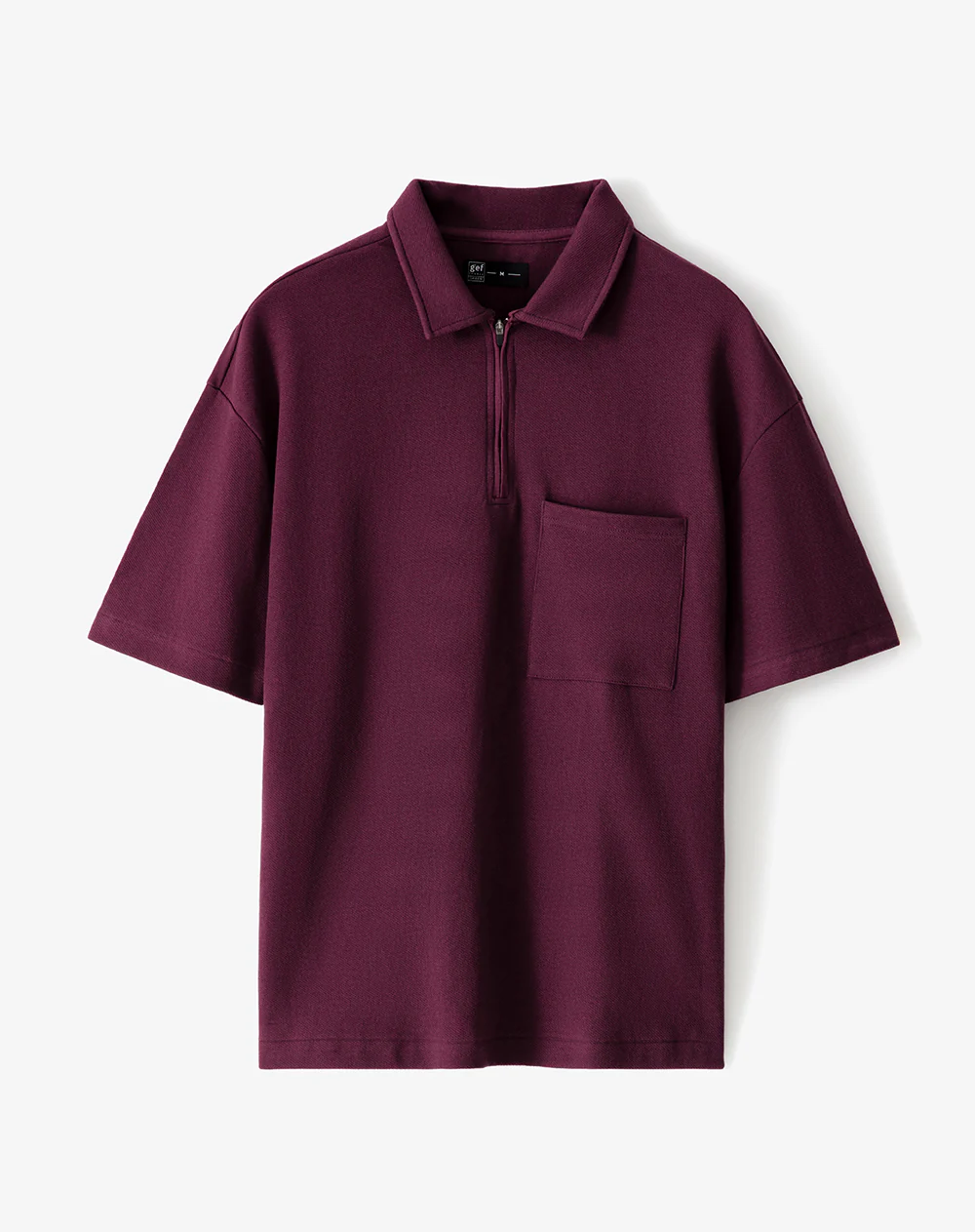 Polo regular algodón vino tinto hombre - Image 6