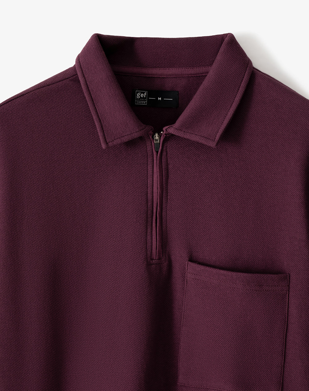Polo regular algodón vino tinto hombre - Image 7