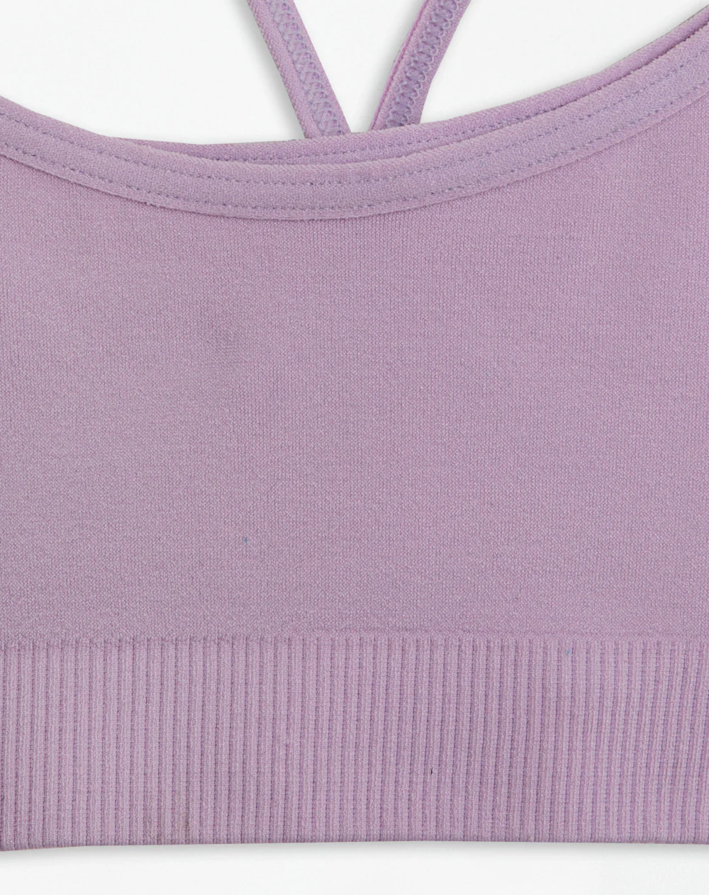 Top niña seamless doble lila - Image 2