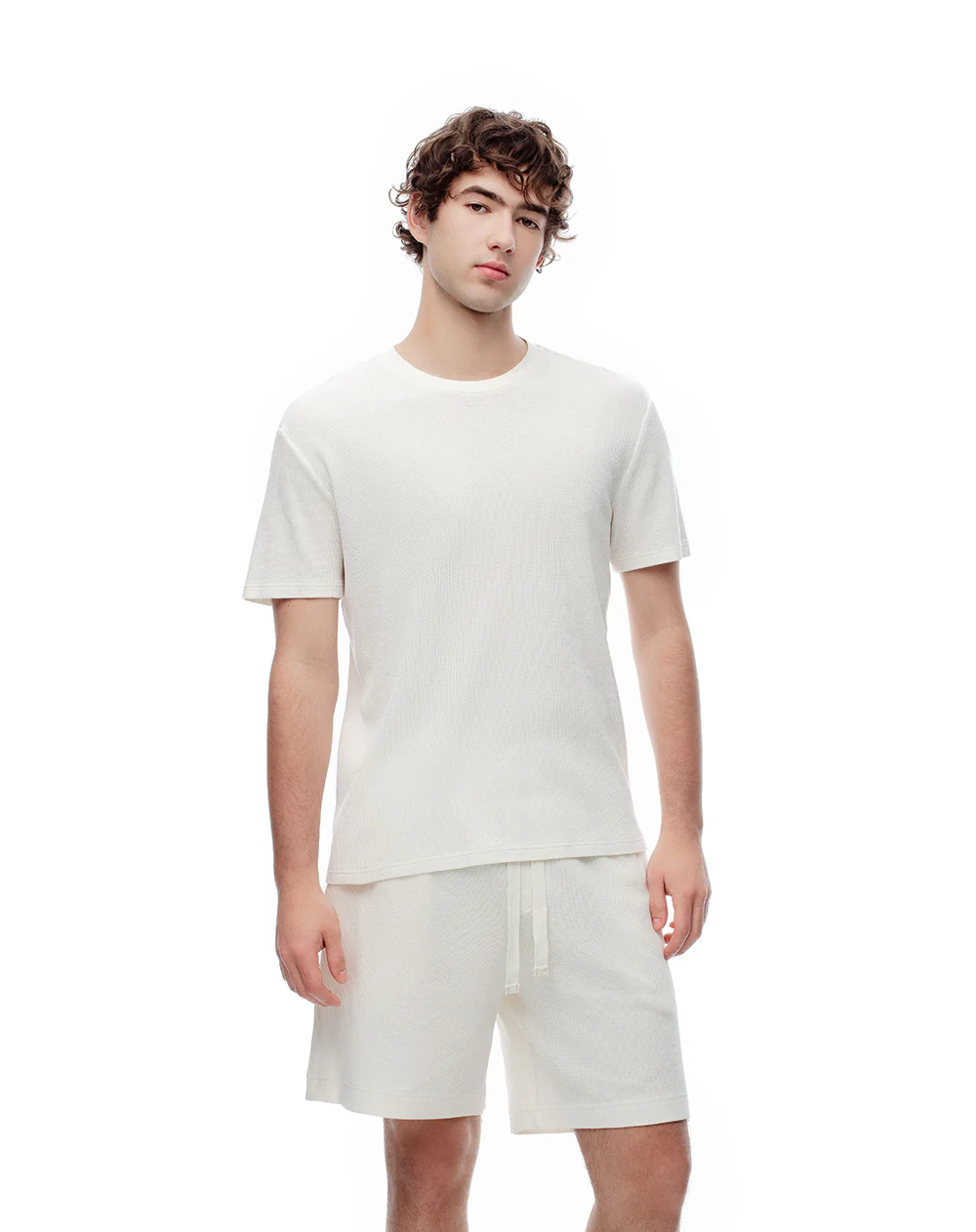 Camiseta oversize algodón vainilla hombre - Image 4