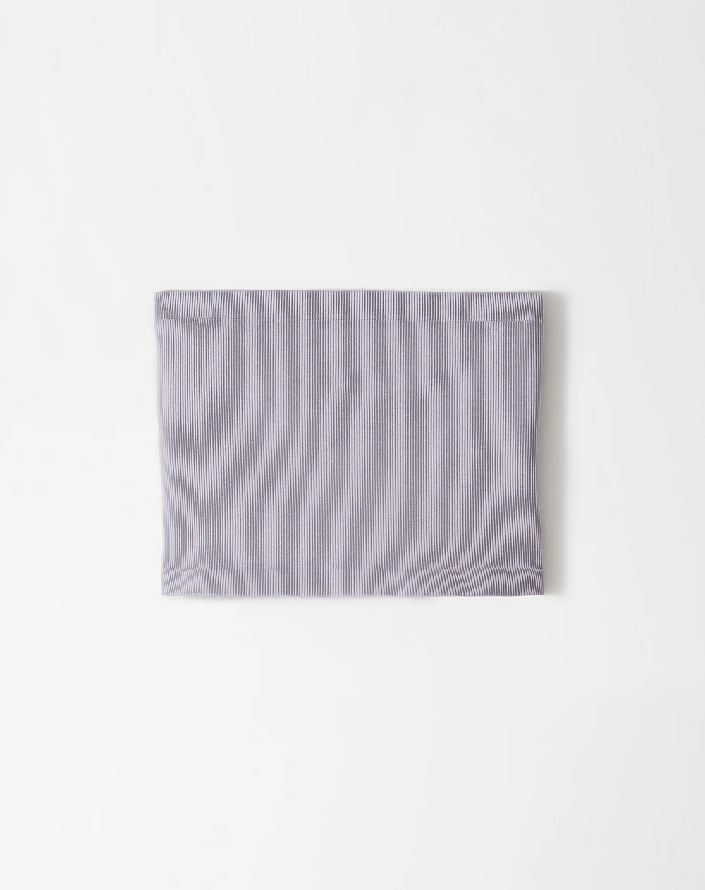 Crop top slim strapless seamless gris mujer - Image 5