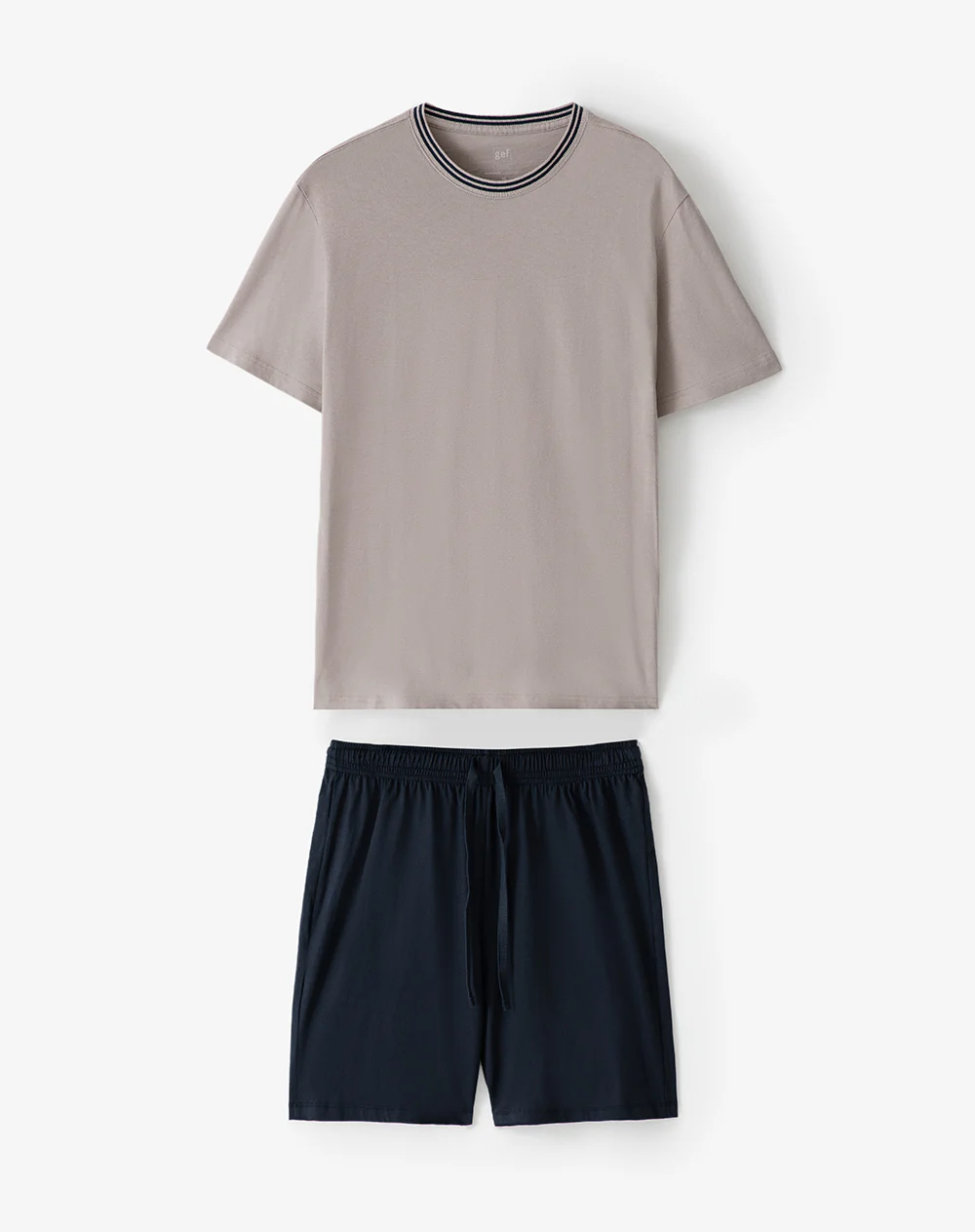 Camiseta + bermuda de pijama algodón surtida hombre - Image 7