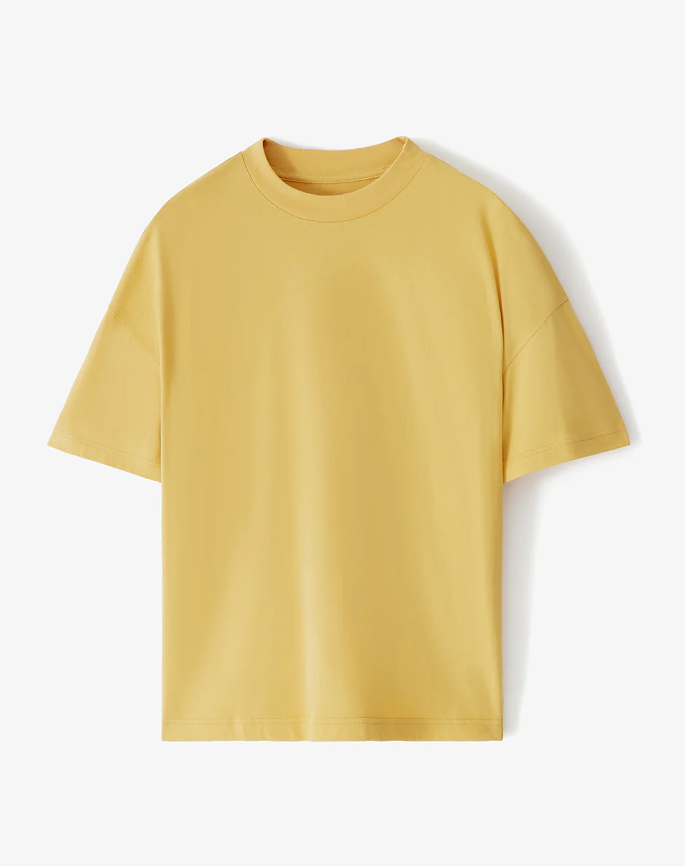 Camiseta regular algodón amarilla hombre - Image 5