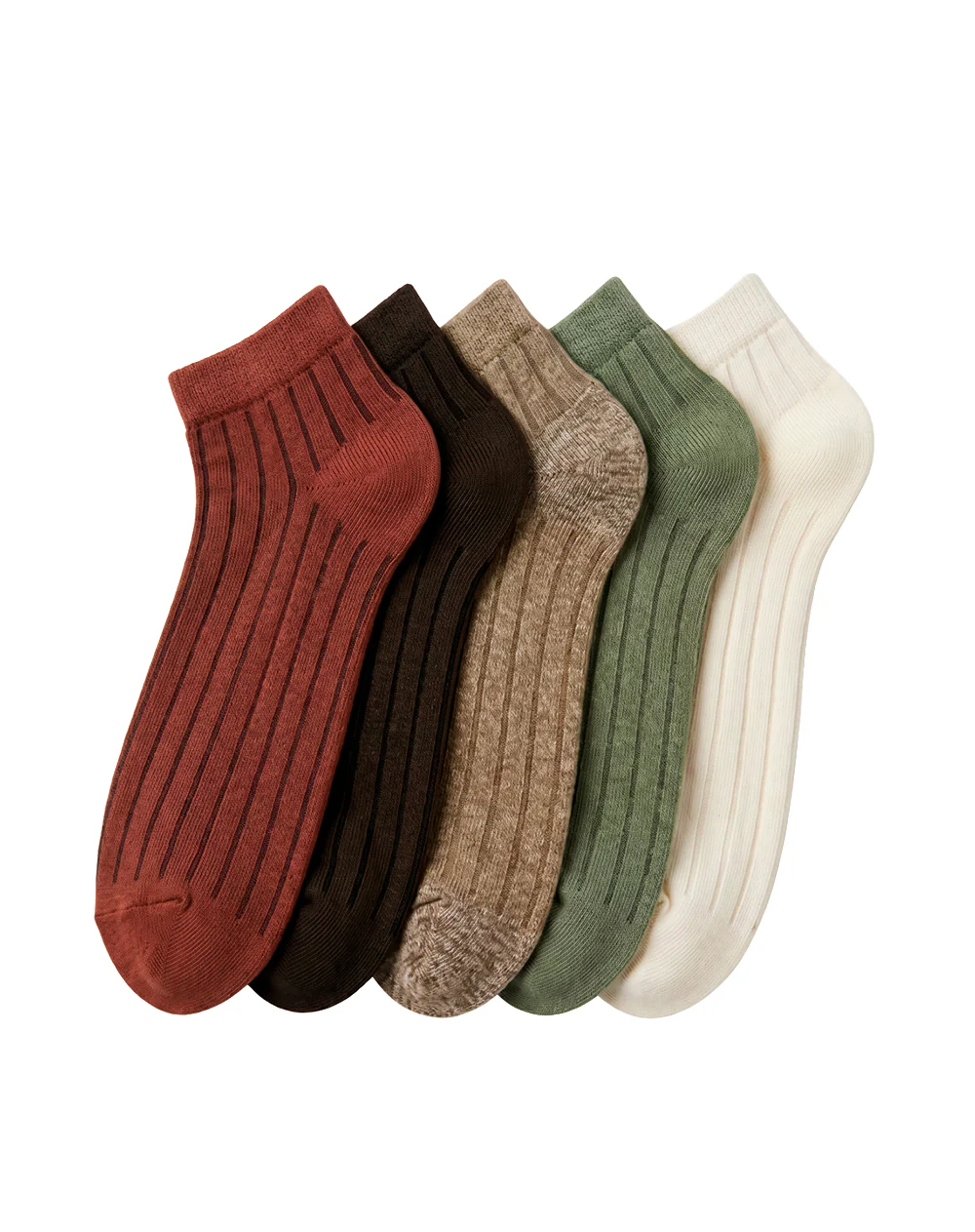 5 pares de medias tobilleras surtido mujer