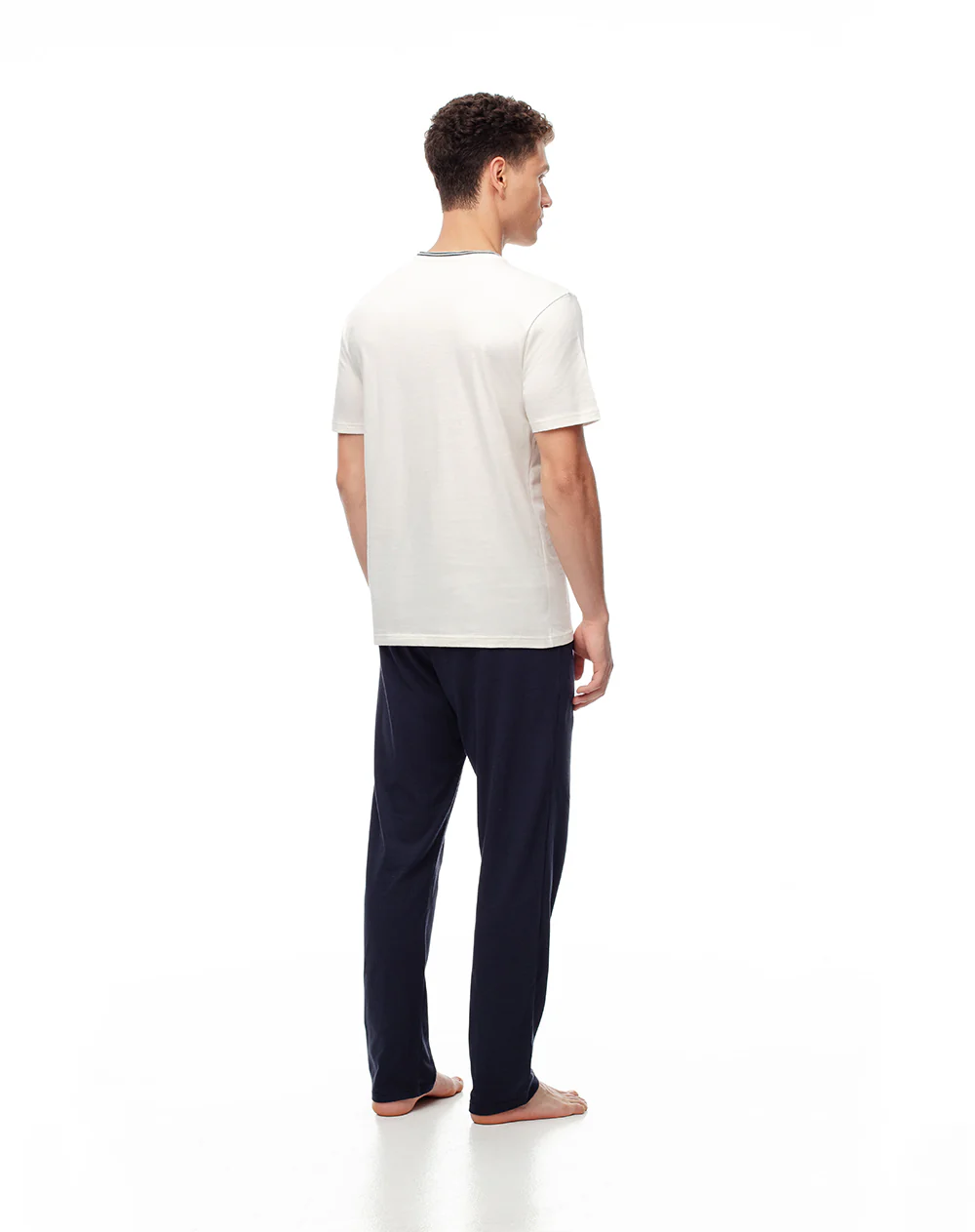 Camiseta + pantalón de pijama algodón surtida hombre - Image 5