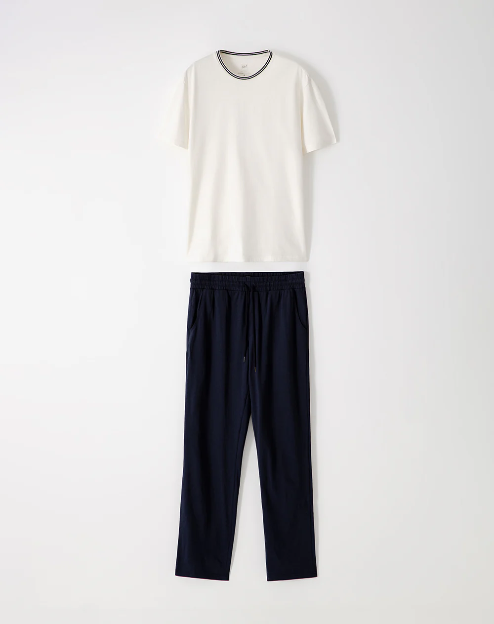 Camiseta + pantalón de pijama algodón surtida hombre - Image 6