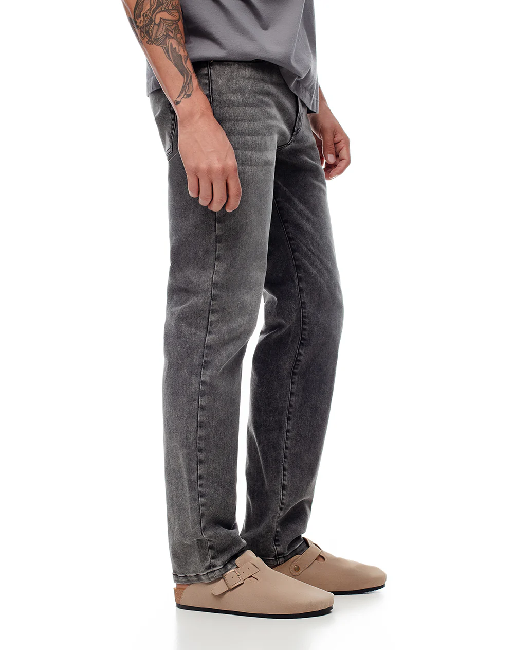 Jean straight gris hombre - Image 2