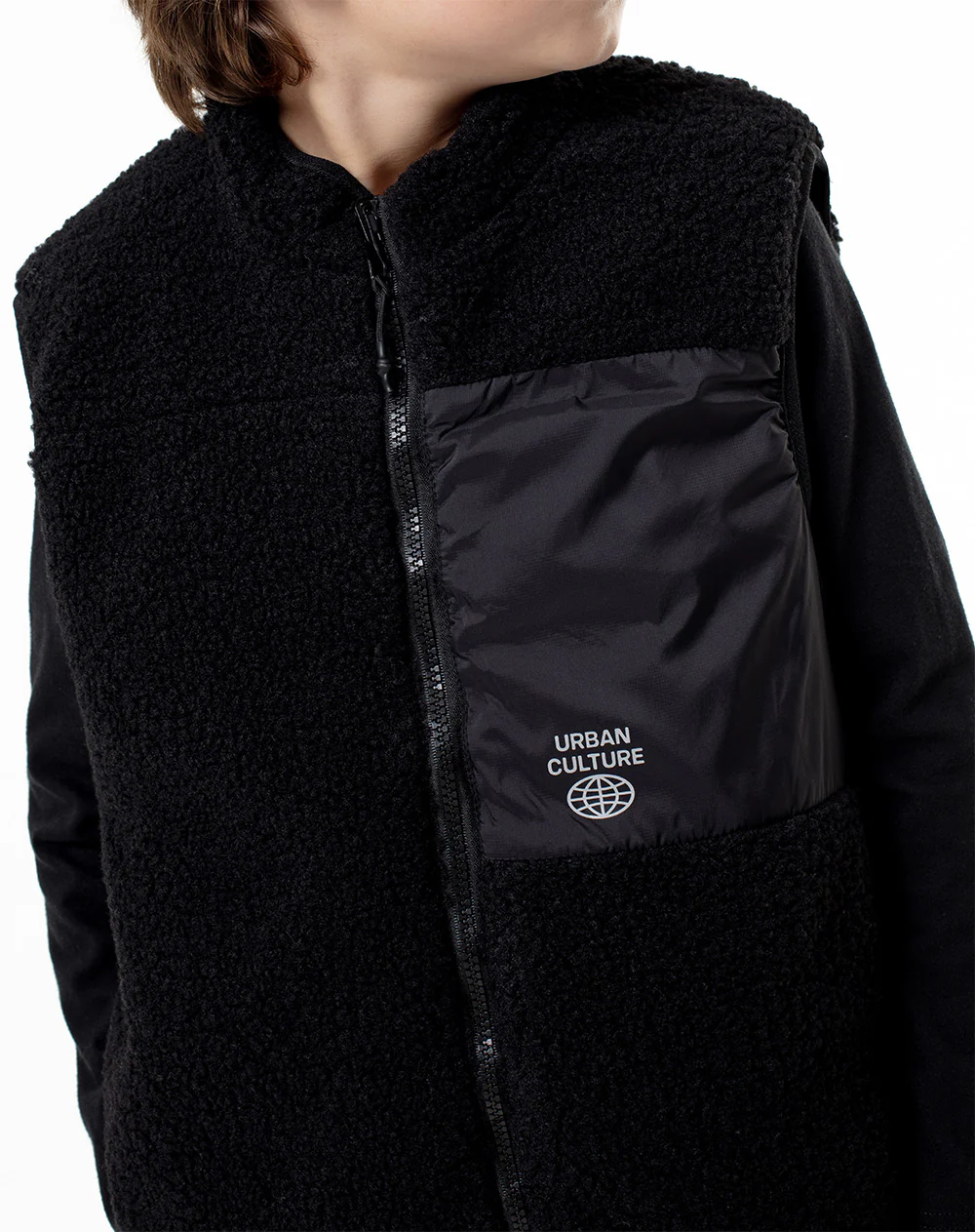Chaleco acolchado negro niño - Image 3