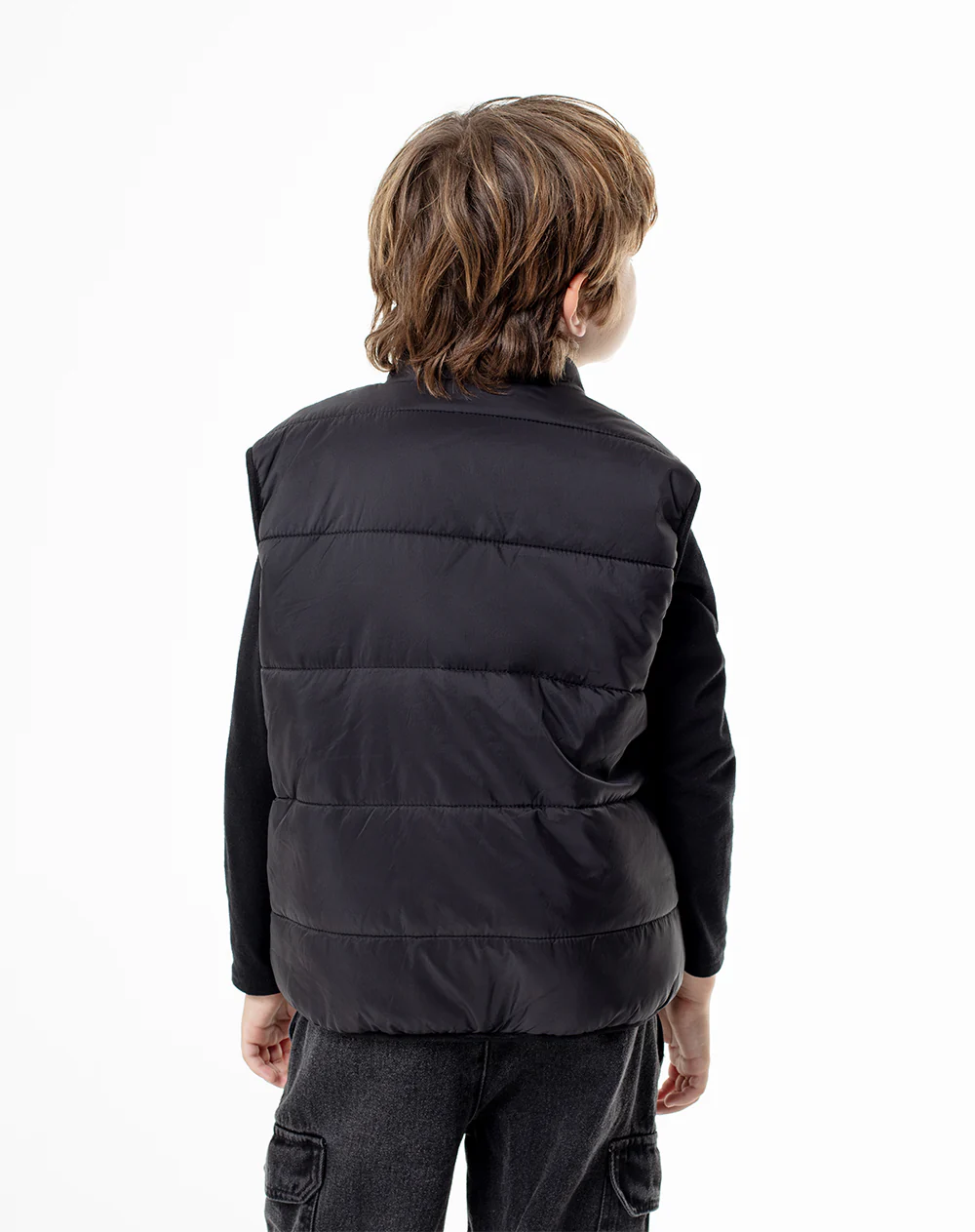 Chaleco acolchado negro niño - Image 6