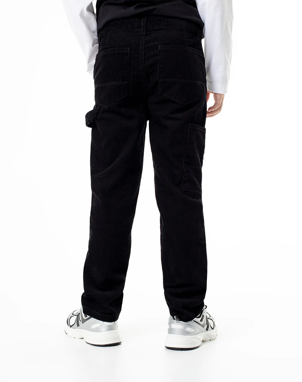 Pantalón regular corduroy algodón negro niño - Image 2