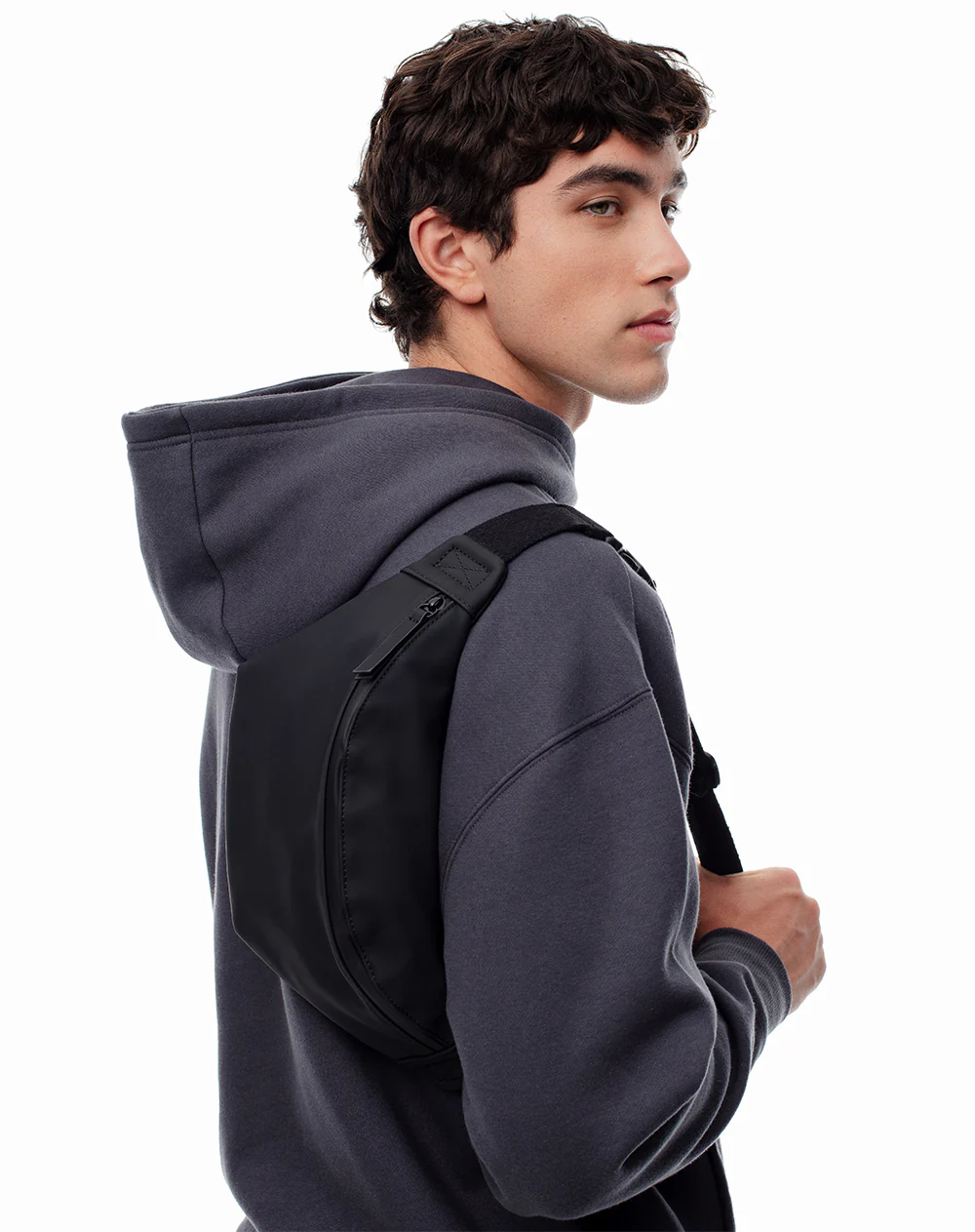 Riñonera ajustable negro mate hombre - Image 7