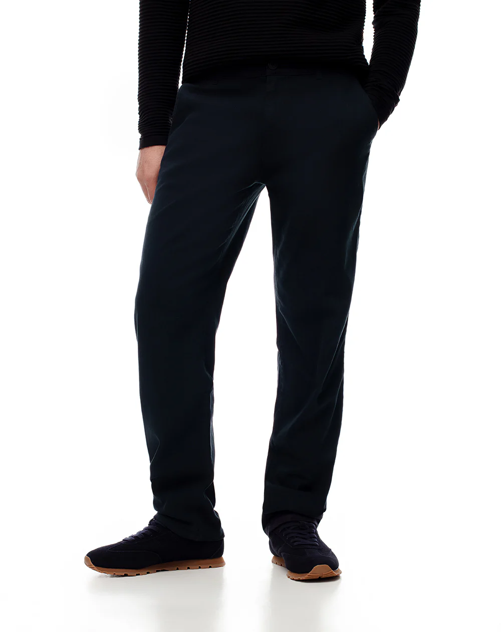 Pantalón chino slim algodón azul hombre - Image 3