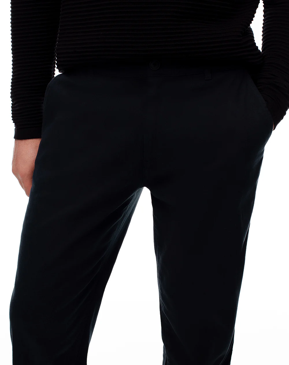 Pantalón chino slim algodón azul hombre - Image 5
