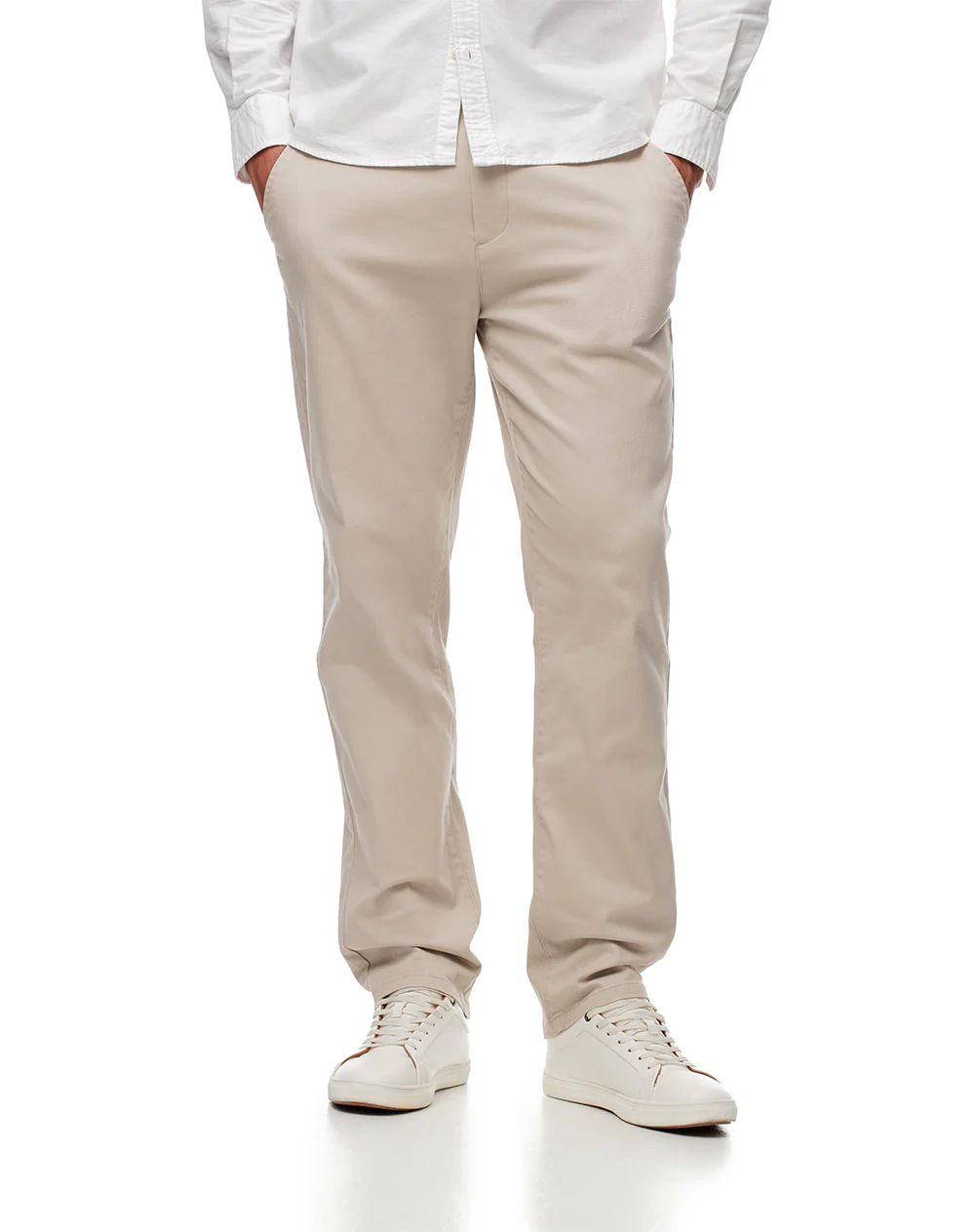 Pantalón chino slim algodón habano hombre - Image 3