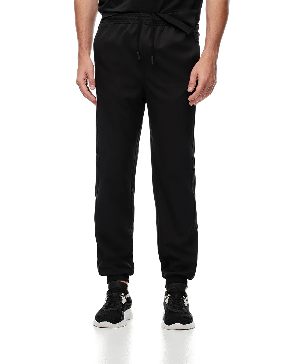 Jogger secado rápido negro hombre - Image 3
