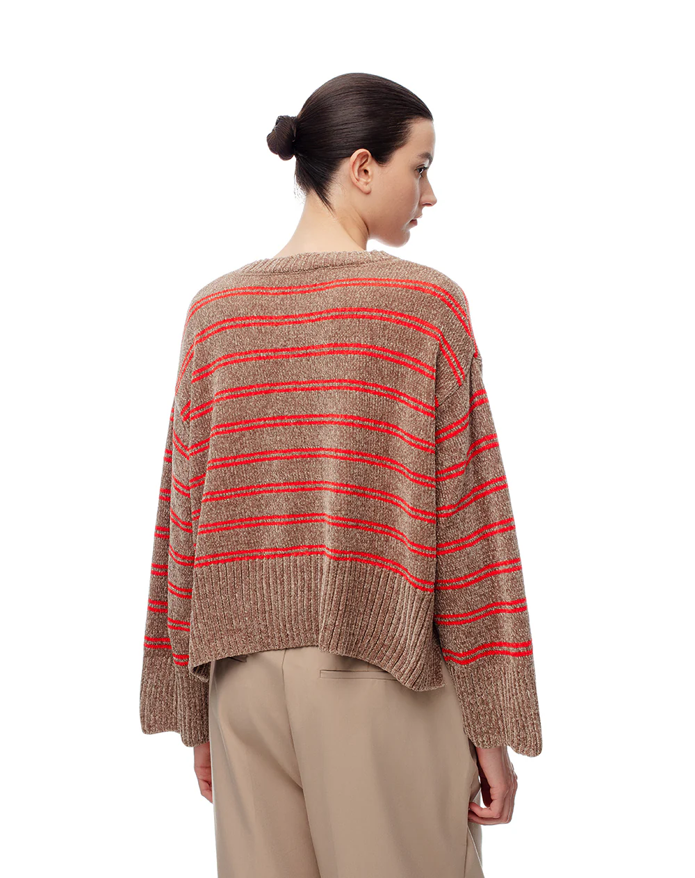Suéter oversize rayas mujer - Image 2