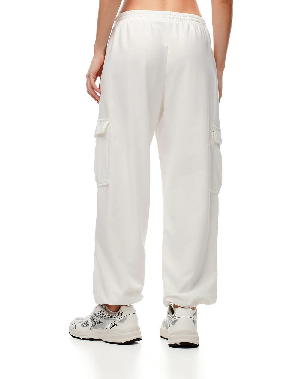 Jogger tiro medio algodón crudo mujer - Image 2