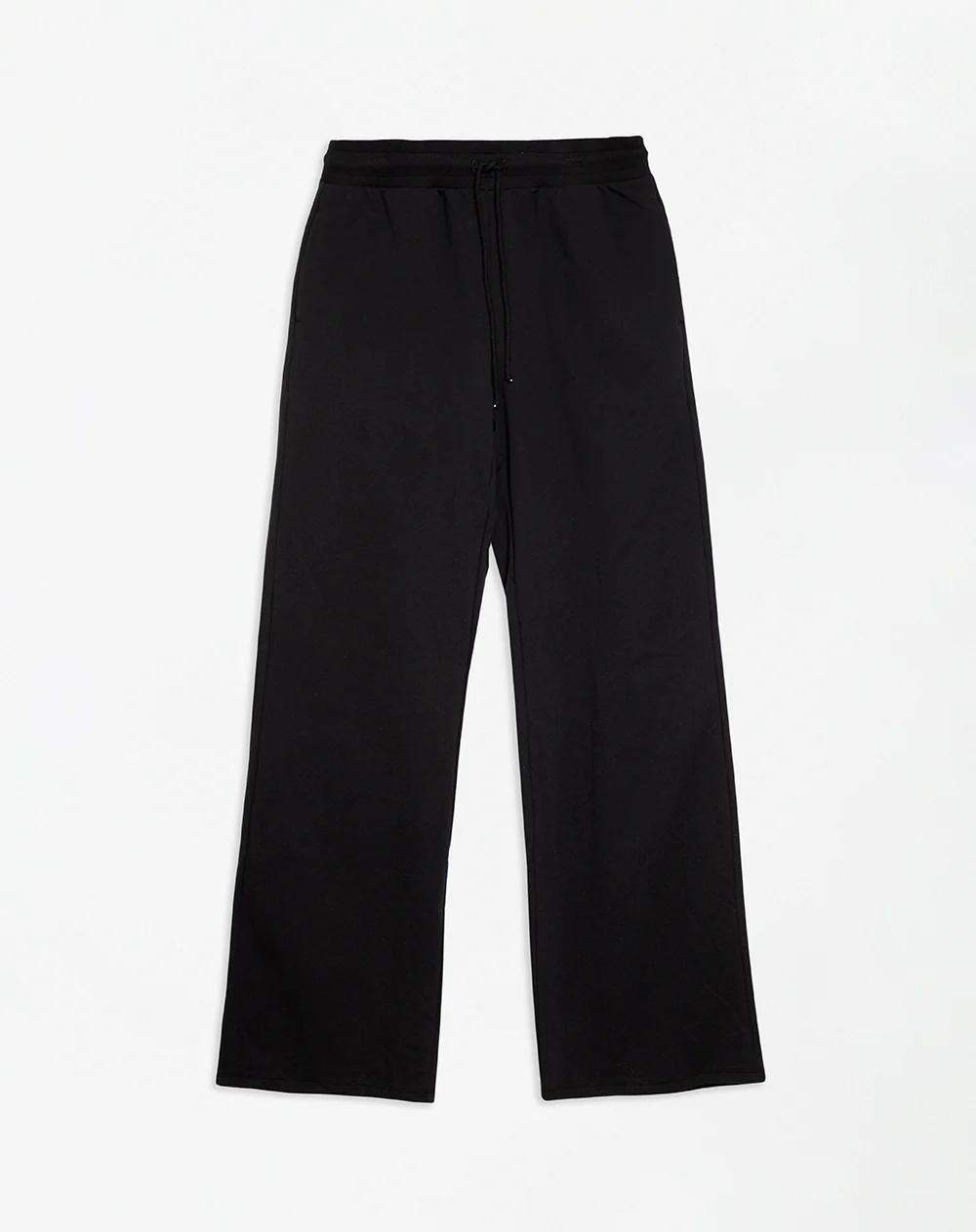 Pantalón relax tiro medio algodón negro mujer - Image 6