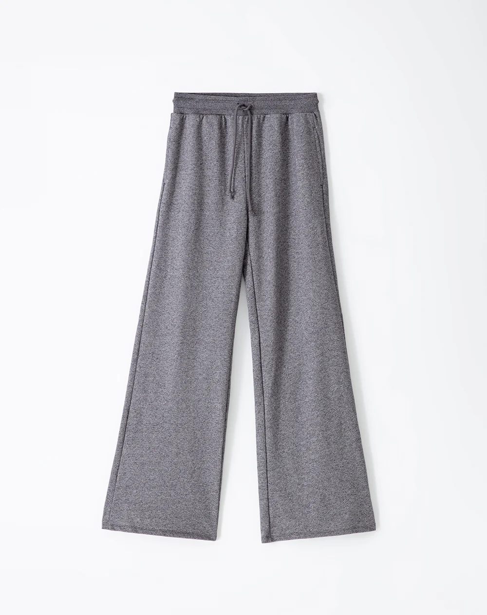 Pantalón relax tiro medio algodón gris mujer - Image 6