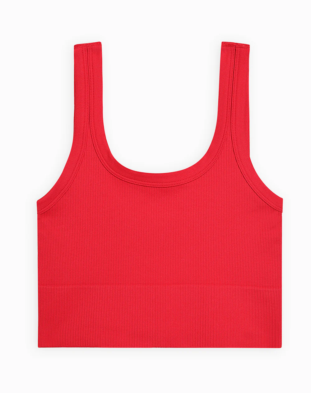 Crop top deportivo seamless rojo mujer - Image 5