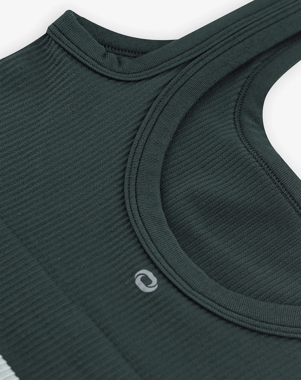 Crop top deportivo seamless verde mujer - Image 6