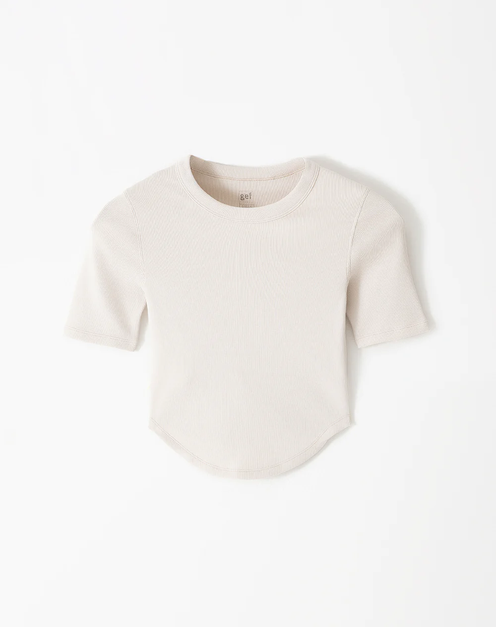 Camiseta relax algodón arena mujer - Image 6