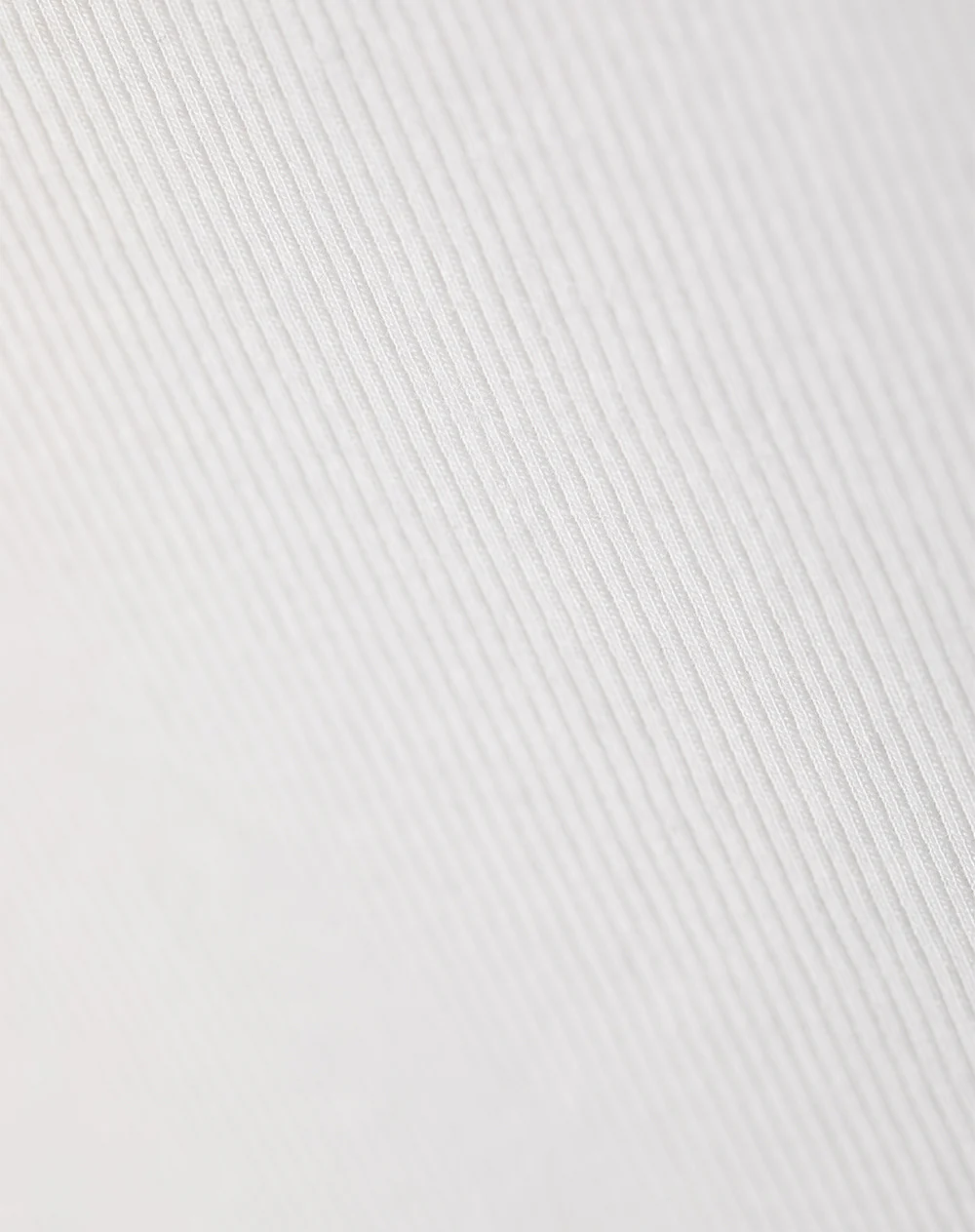 Camiseta slim manga corta blanco mujer - Image 6