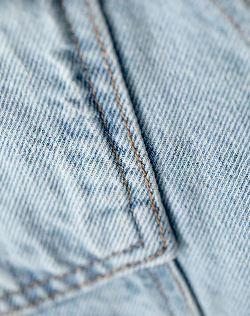 Overol corto denim índigo medio niña - Image 7