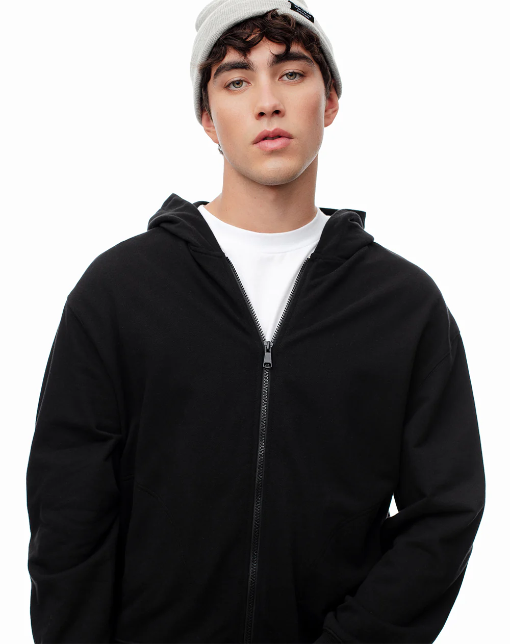 Buzo regular algodón negro hombre - Image 5