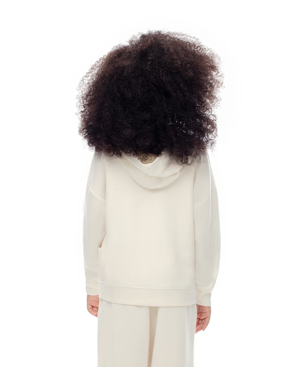 Chaqueta regular crema niña - Image 3