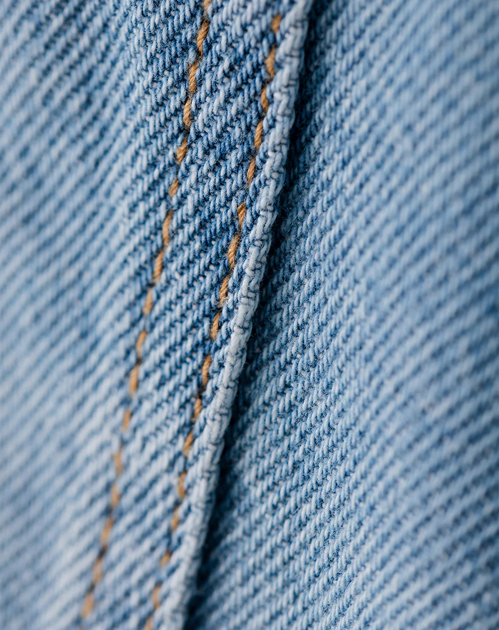 Short denim tiro medio índigo medio niña - Image 7