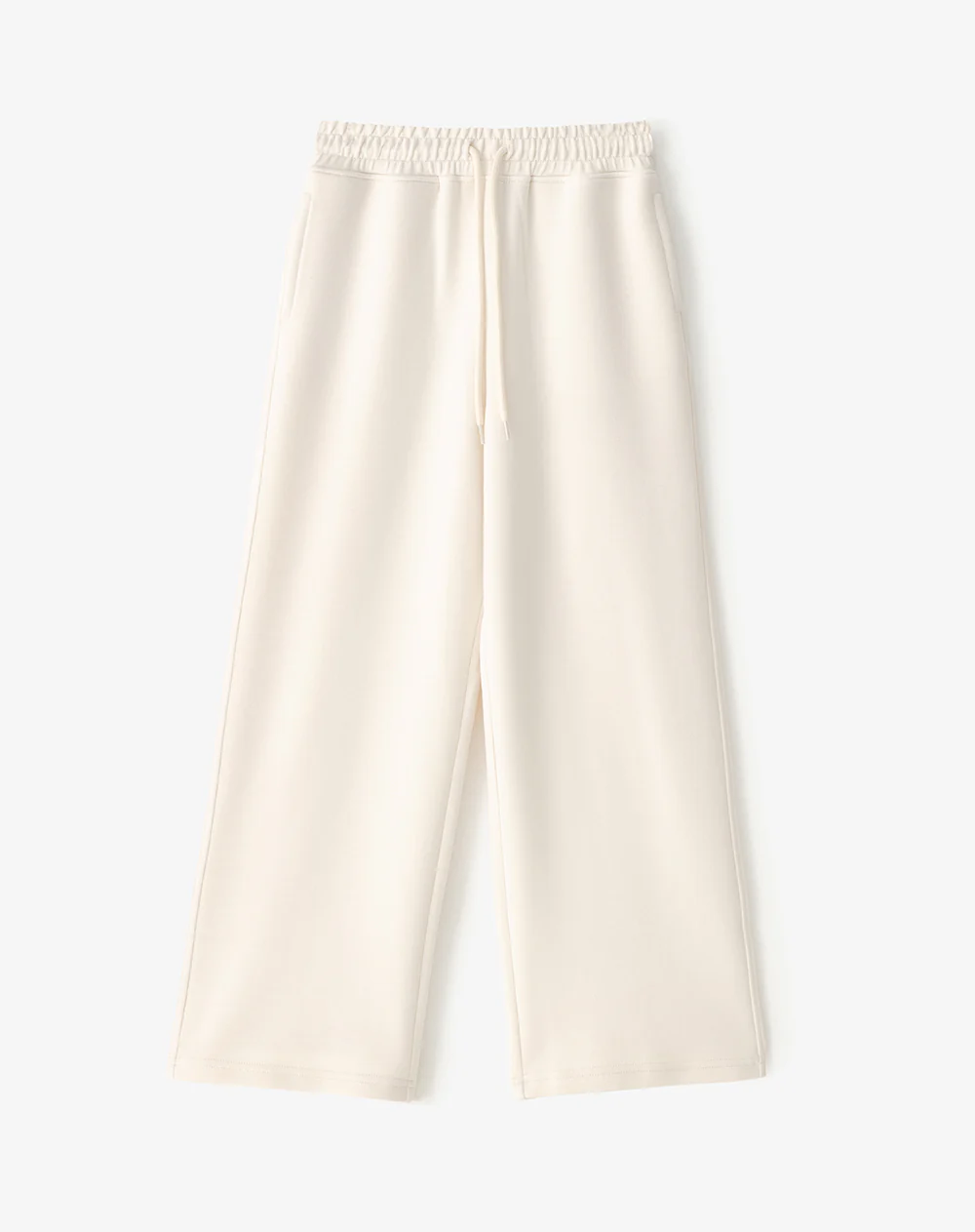 Pantalón tiro holgado medio crema niña - Image 6