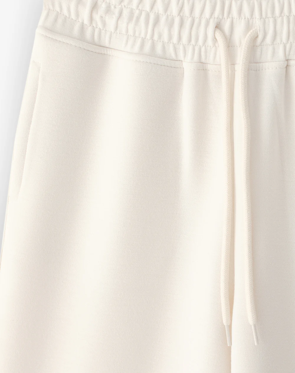 Pantalón tiro holgado medio crema niña - Image 7