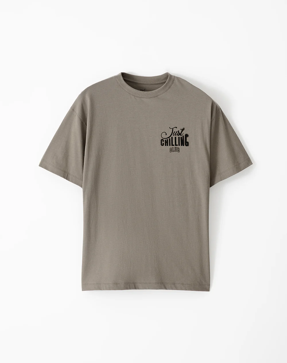 Camiseta regular algodón café estampada hombre - Image 5