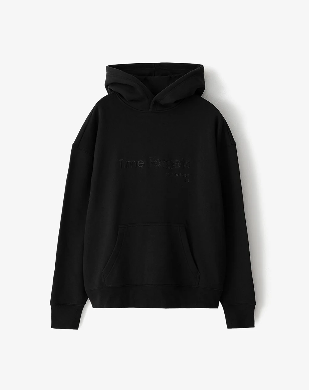 Buzo tipo hoddie negro hombre - Image 5