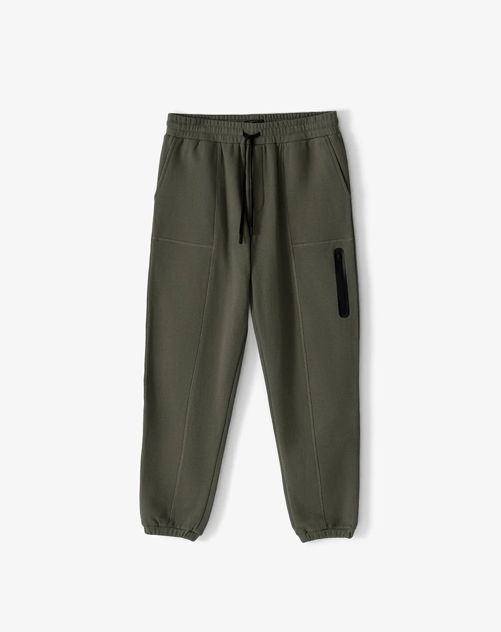Jogger regular tiro medio café hombre - Image 6