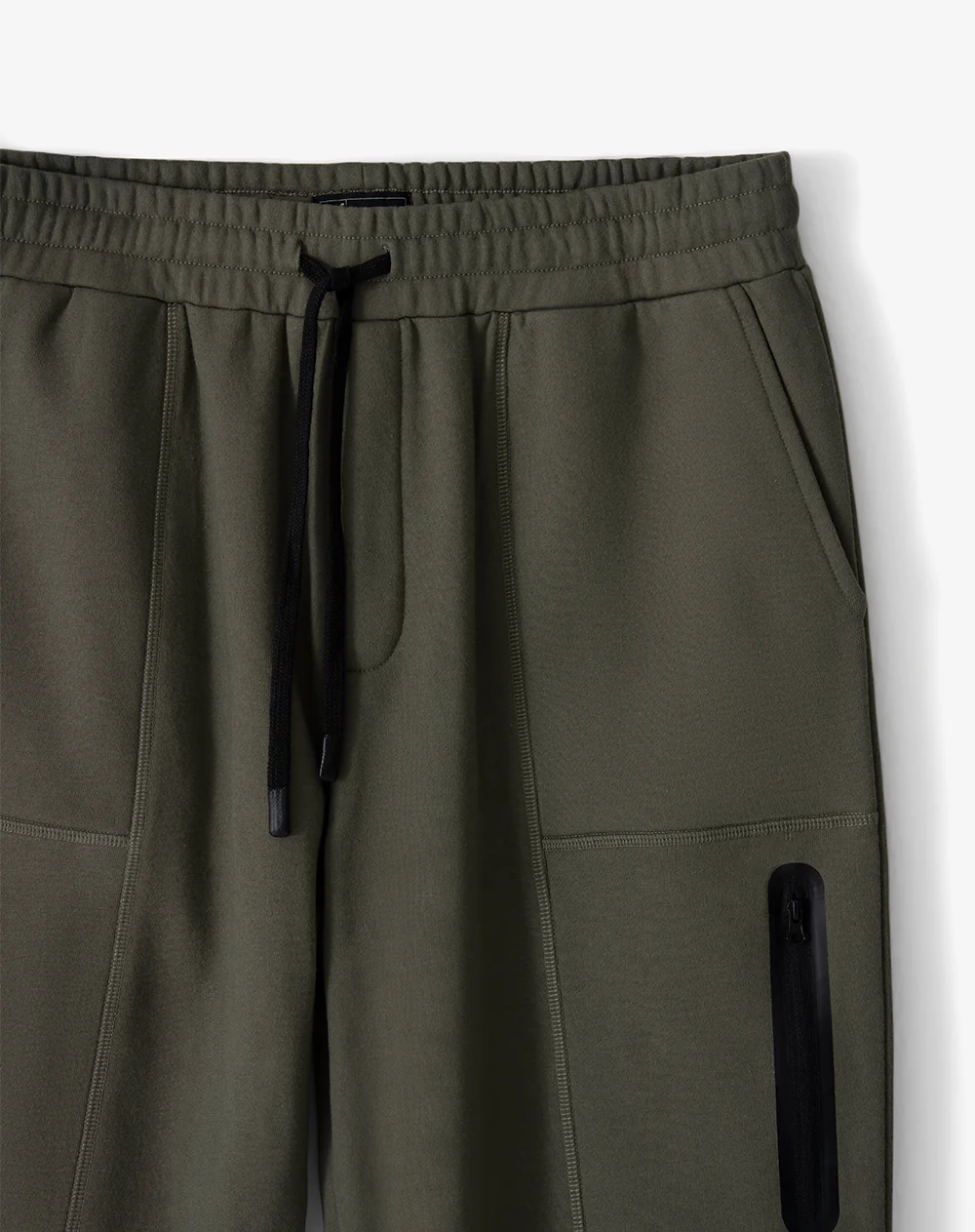 Jogger regular tiro medio café hombre - Image 7