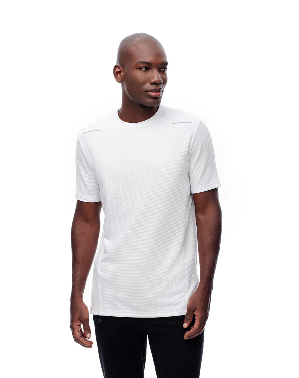 Camiseta deportiva control humedad blanca hombre
