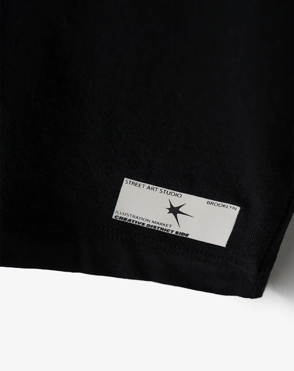 Conjunto pantalon corto camiseta negro niño - Image 4