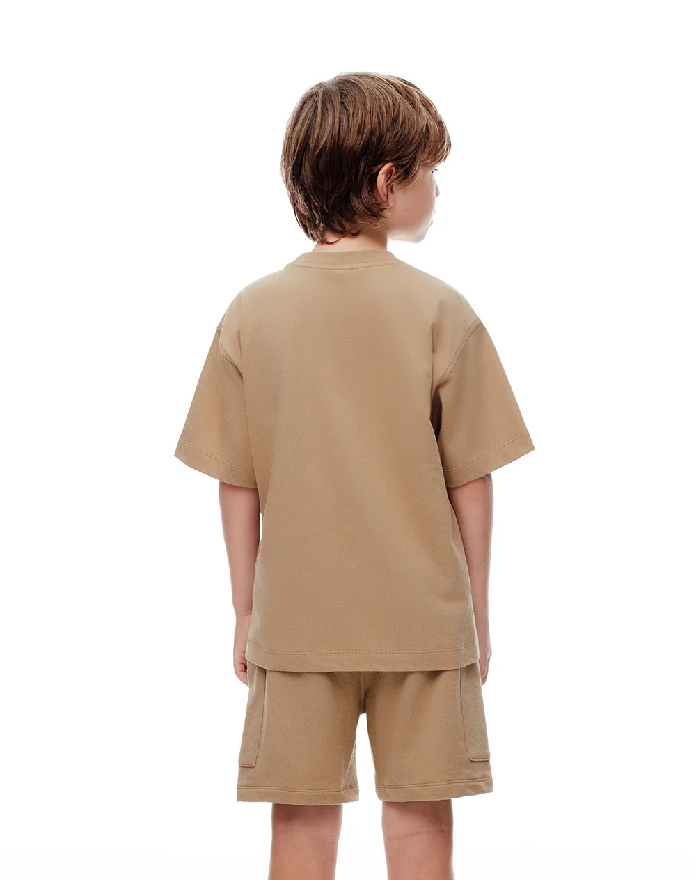 Conjunto camiseta + bermuda habano niño - Image 2
