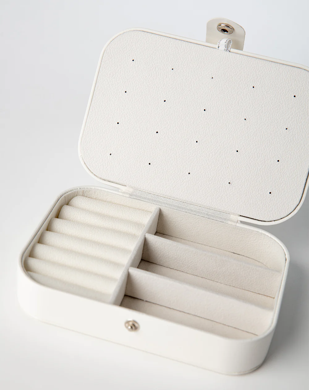 Joyero organizador beige mujer
