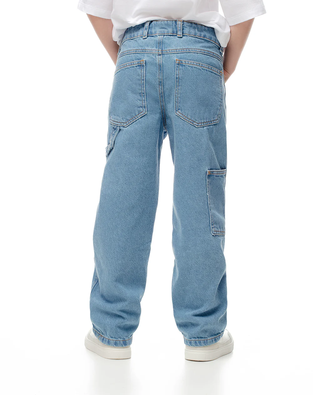 Jean wide leg índigo claro niño - Image 2