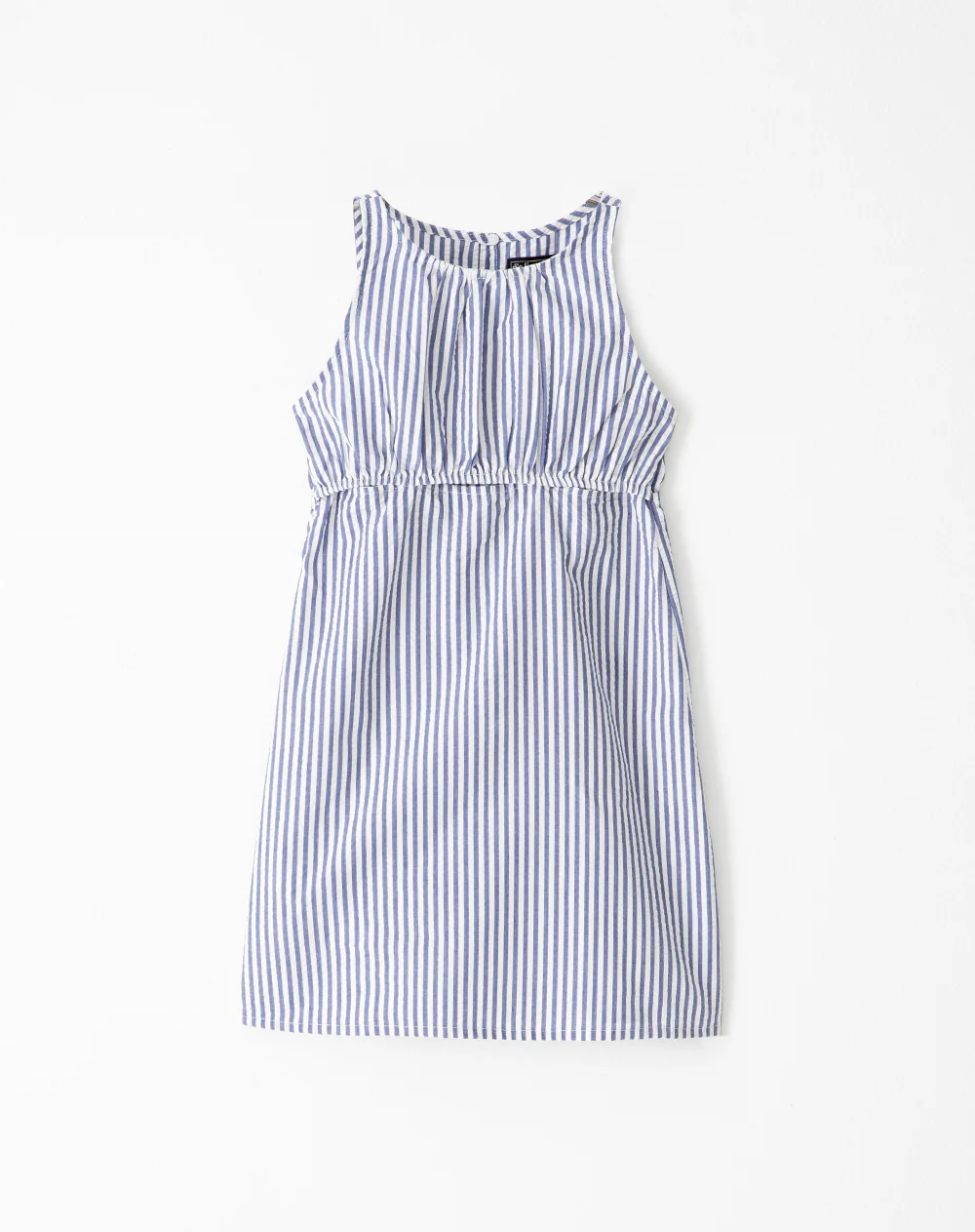Vestido corto recto rayas niña