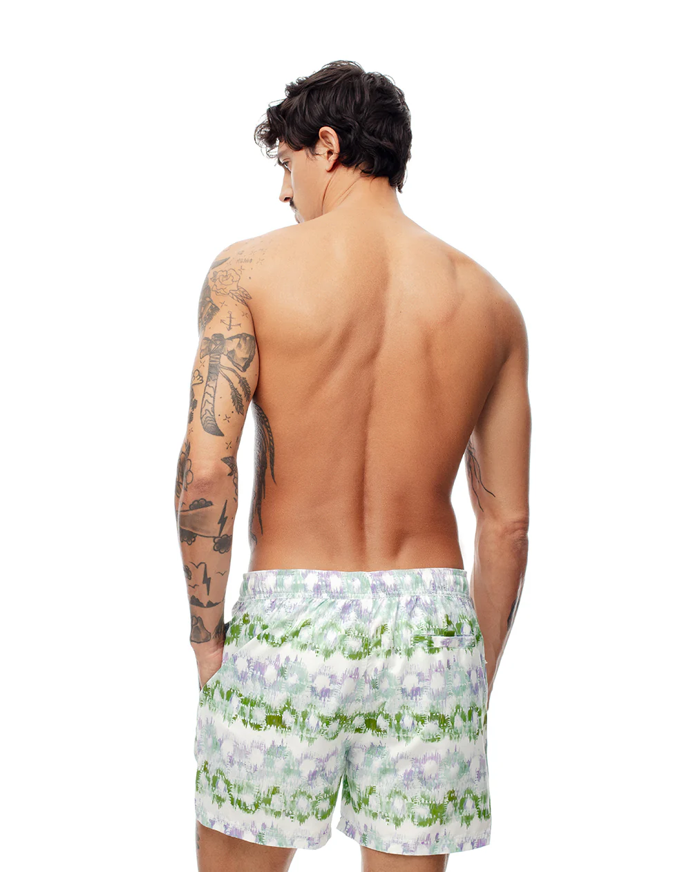 Pantaloneta de baño estampada hombre - Image 2