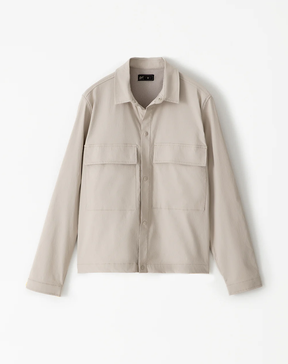 Chaqueta overshirt habano hombre - Image 6