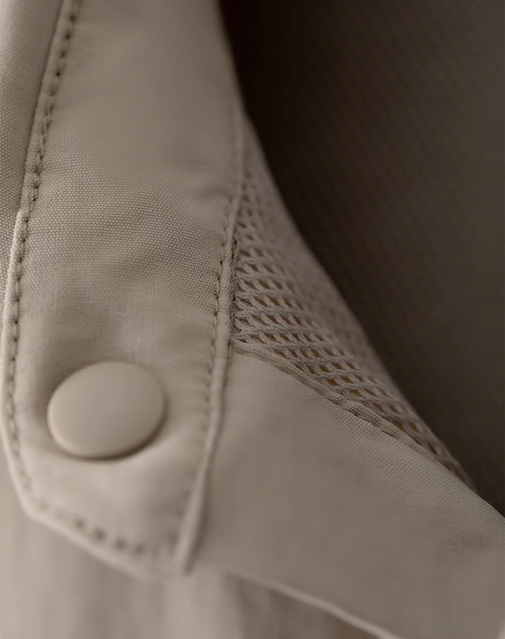 Chaqueta overshirt habano hombre - Image 8