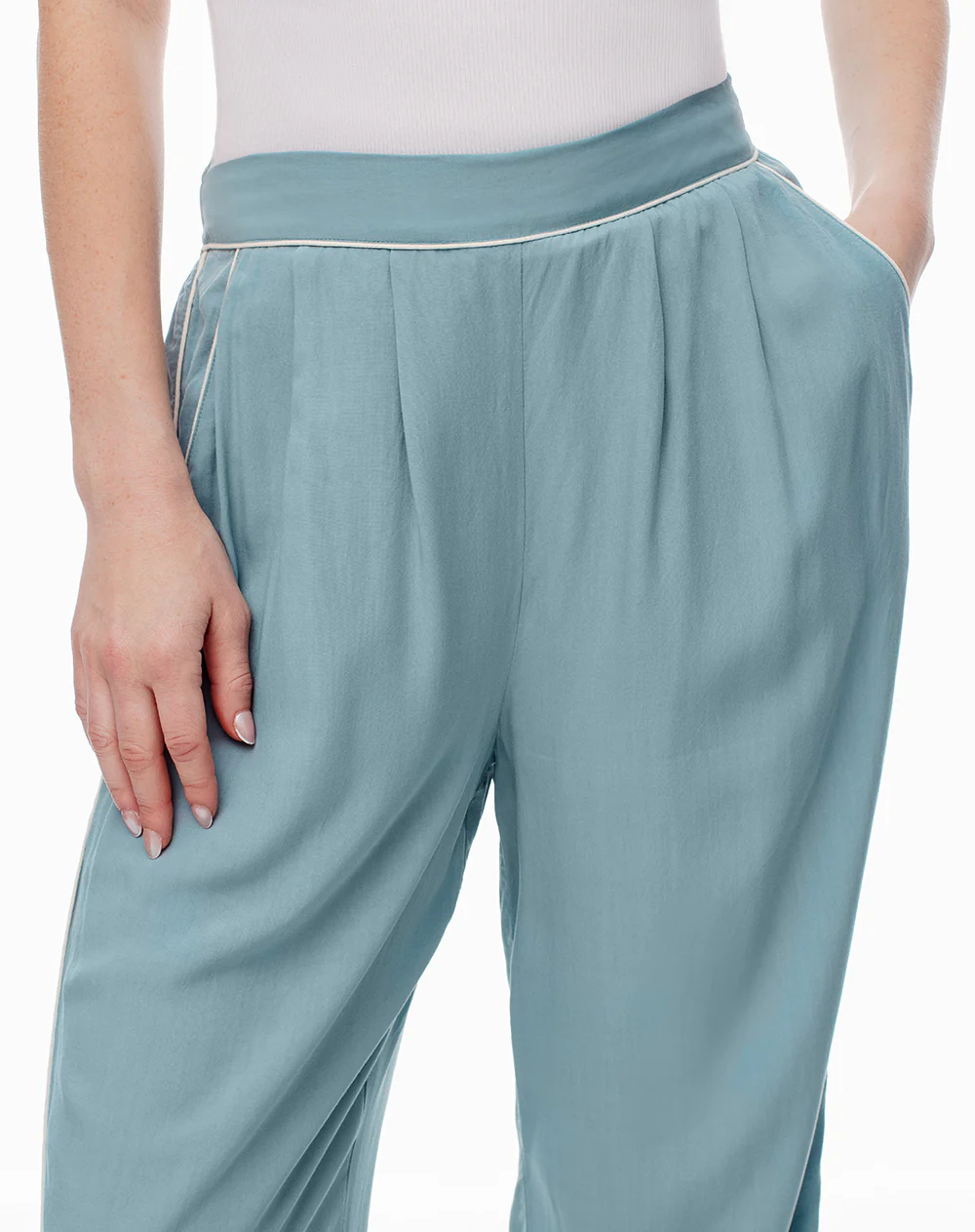 Pantalón de pijama azul mujer - Image 5